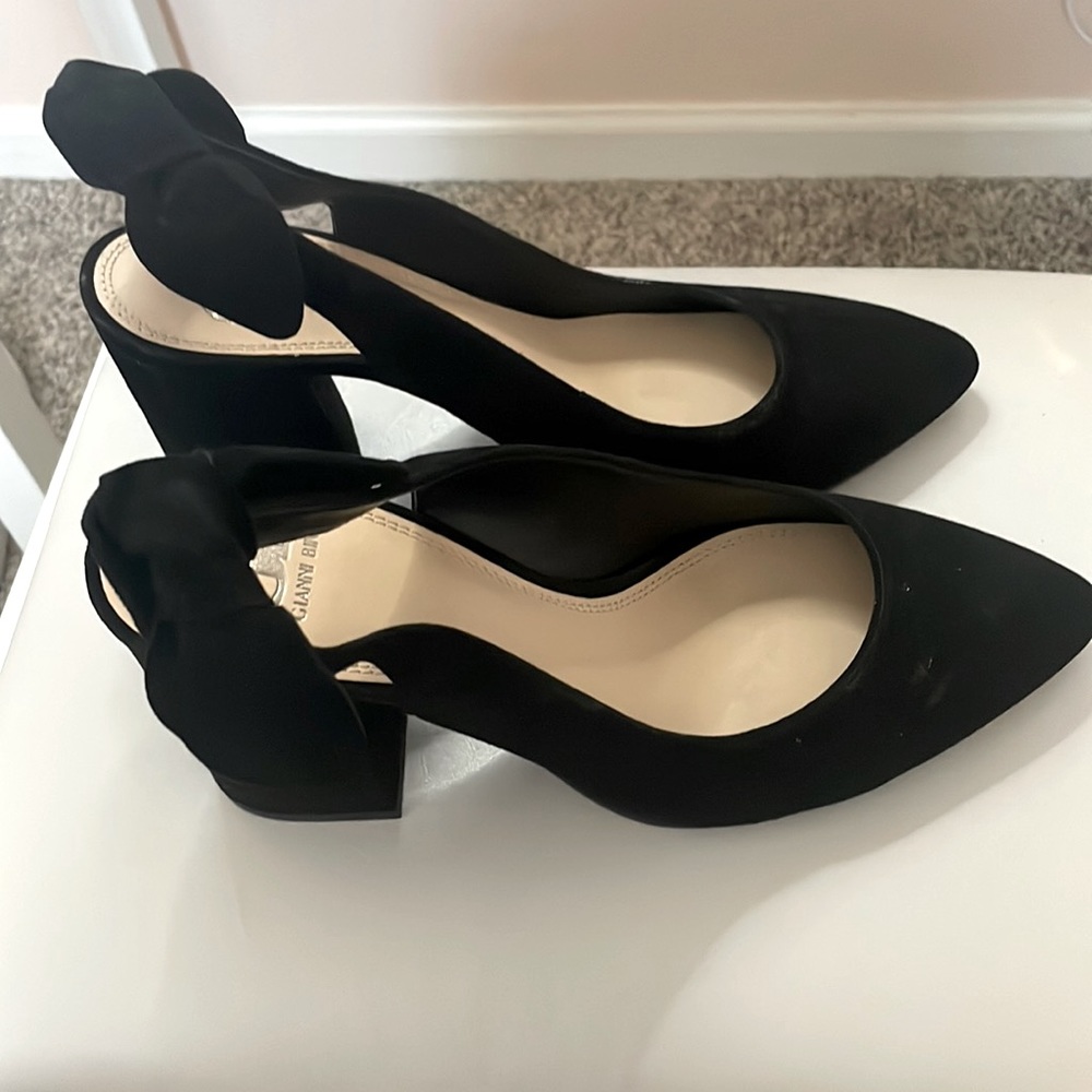 black heels from gianni bini! size—9